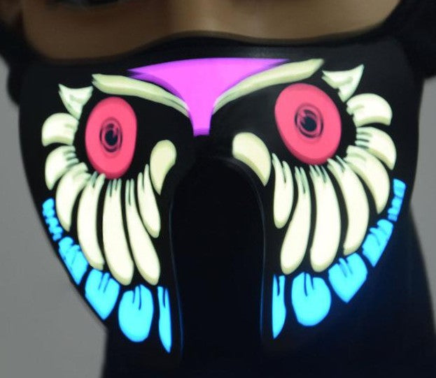 LED Rave Mask (Sound Active)