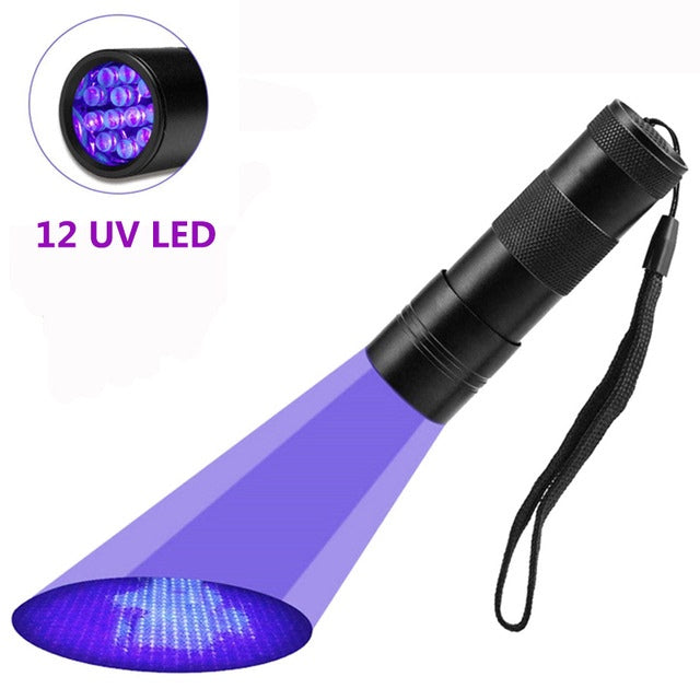 Ultraviolet Black Light Flashlight