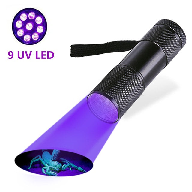 Ultraviolet Black Light Flashlight