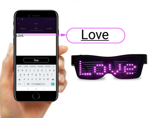 Bluetooth LED Sunglasses