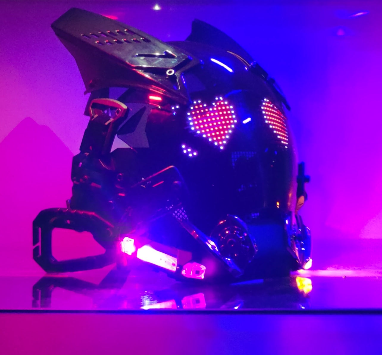 Ultimate LED Reactive Rave Helmet