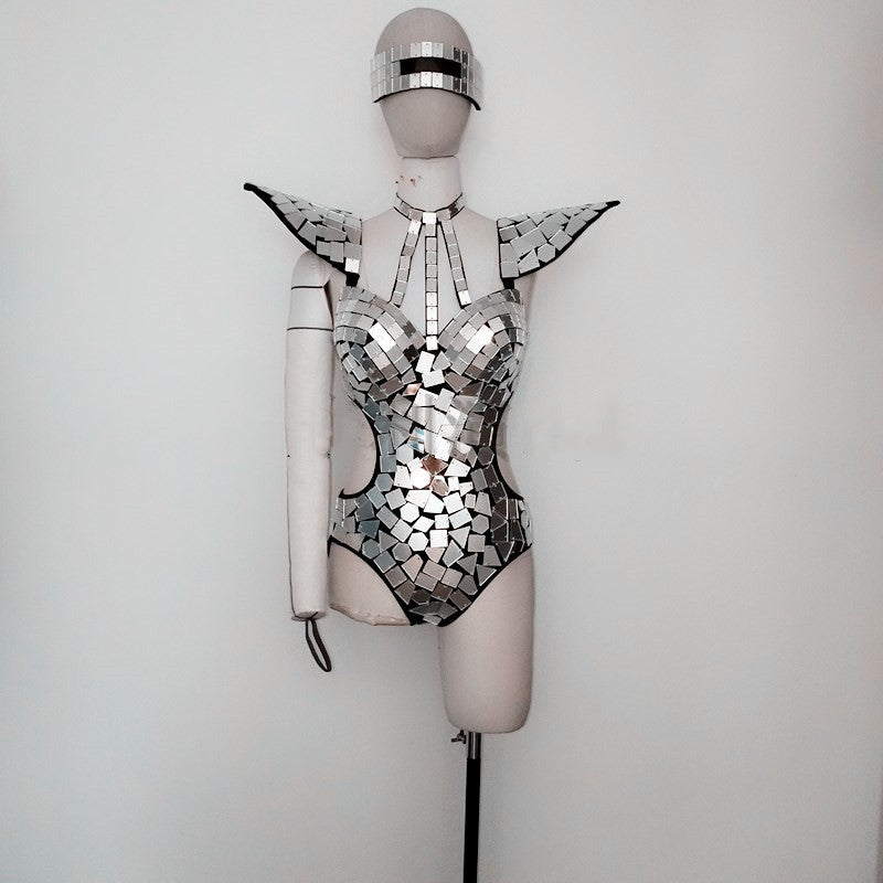 Reflective Body Suit with Shoulder Pads