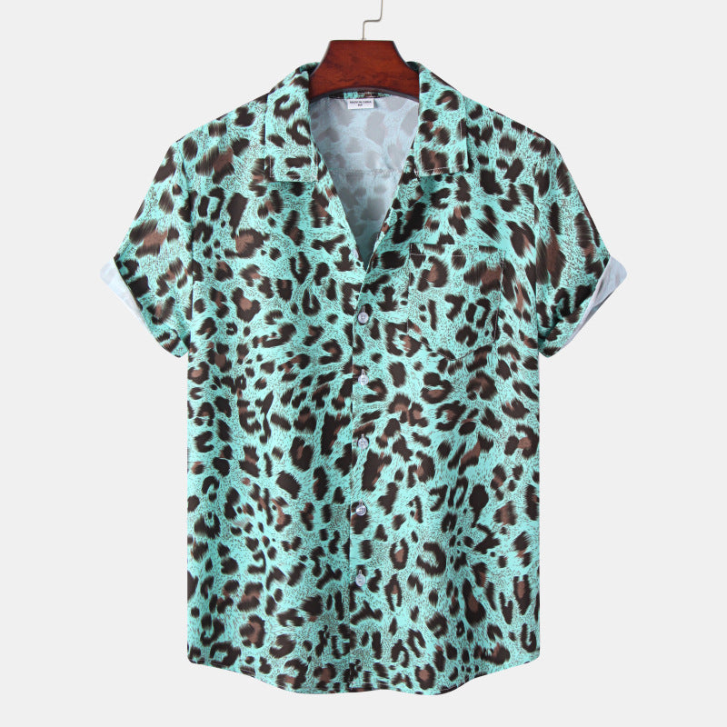Leopard Print Button Up
