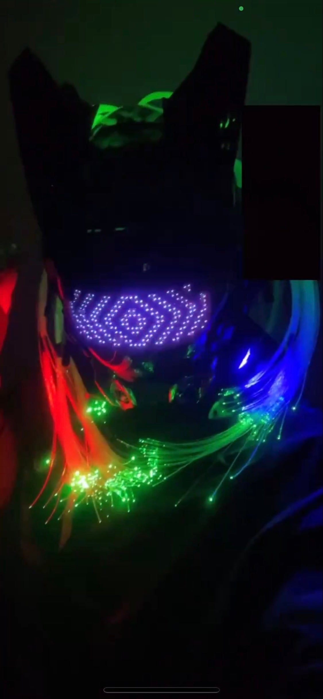 Ultimate LED Reactive Rave Helmet