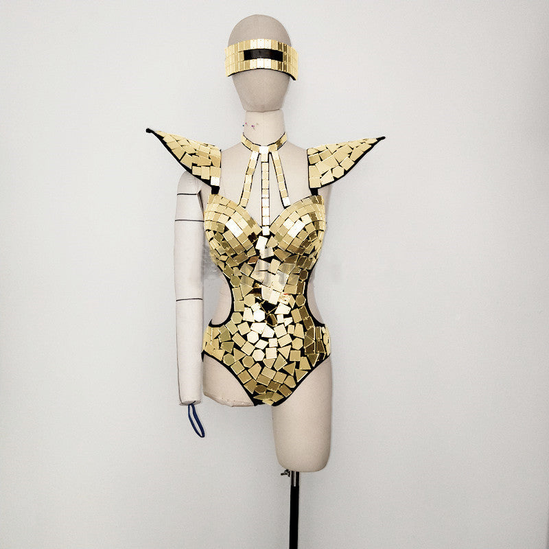 Reflective Body Suit with Shoulder Pads